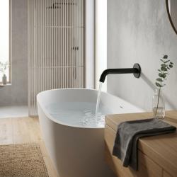 Aquanello Eterna Bocal de parede 18 cm Preto Mate ET1518-10